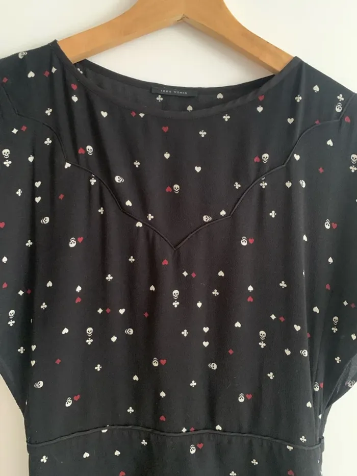 Ikks robe été noire et motifs - photo numéro 4