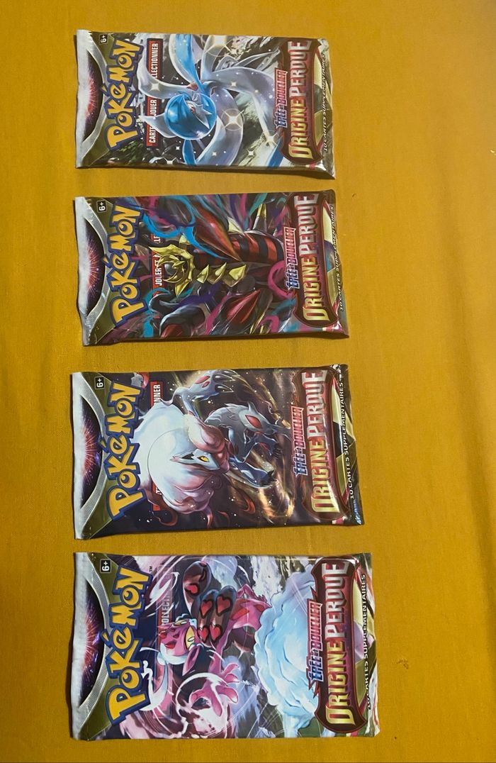 Art set booster Pokémon origine perdue