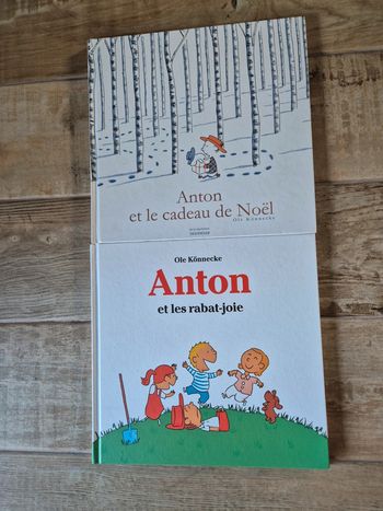 Lot de deux livres Anton et le cadeau de Noël/ et les rabat-joie