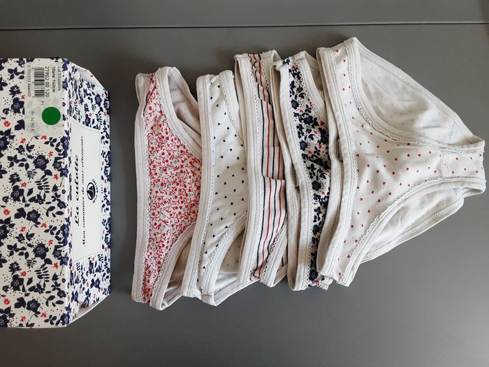 Lot de 5 culottes Petit Bateau