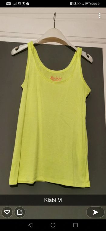 Débardeur jaune flach