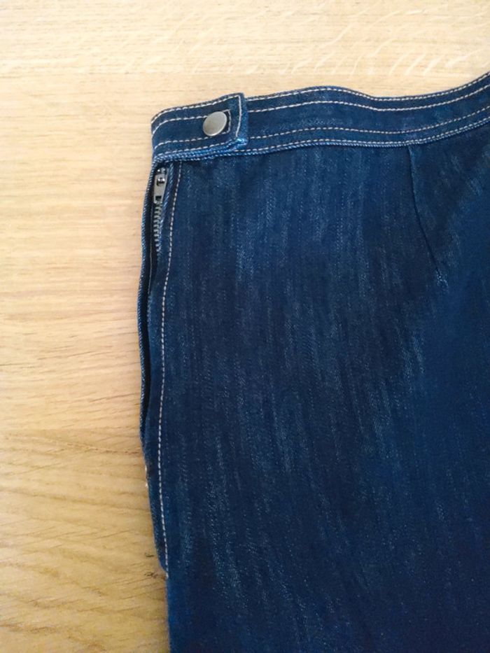 Jupe bleue denim - photo numéro 3