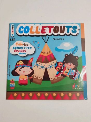 Livre gommettes Colletout Numéro 6