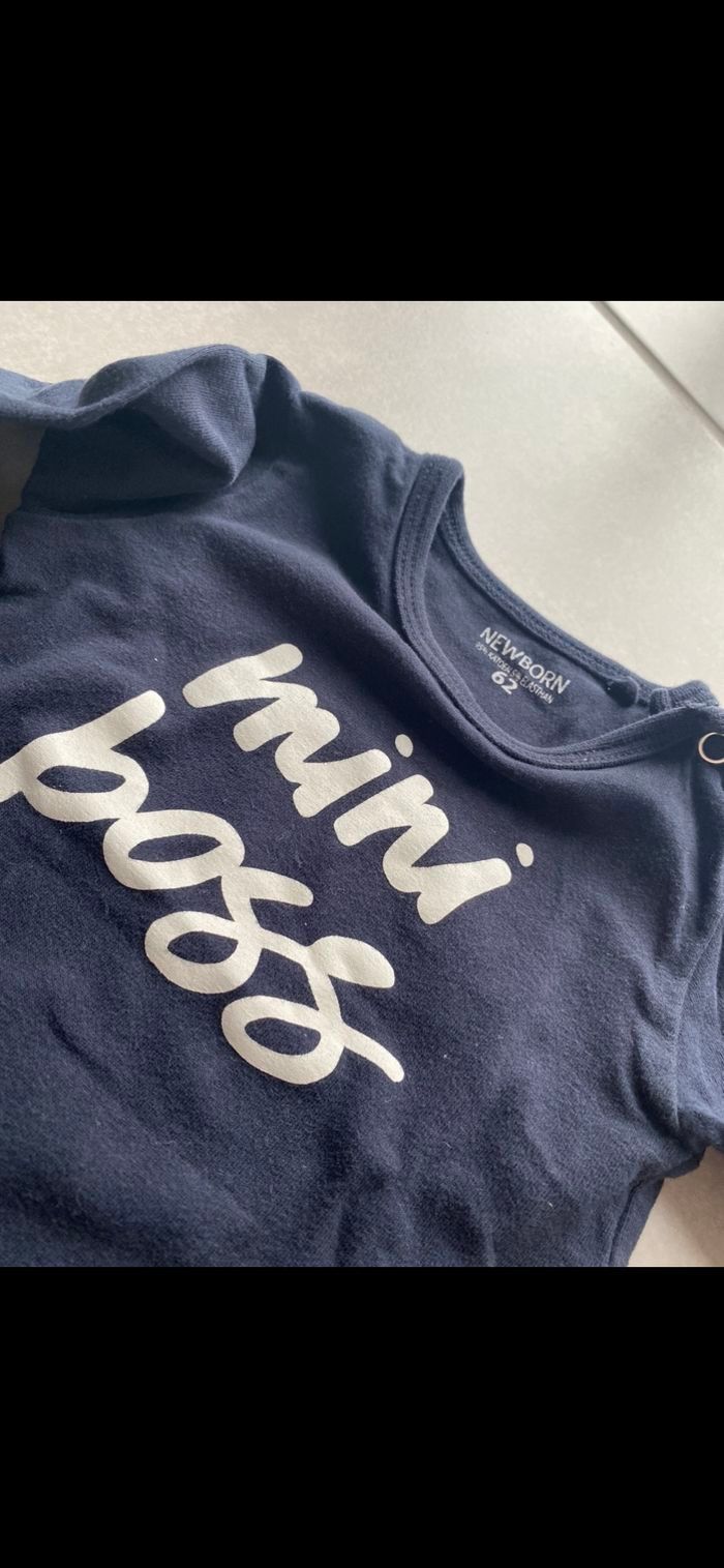 Tee shirt manches longues Mini Boss 6 mois - photo numéro 10