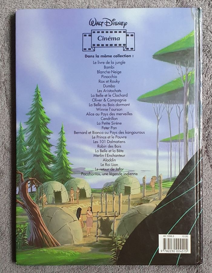 Grand livre illustré "Pocahontas, Une Légende Indienne" (Dès 4 ans) / Disney Hachette - photo numéro 2