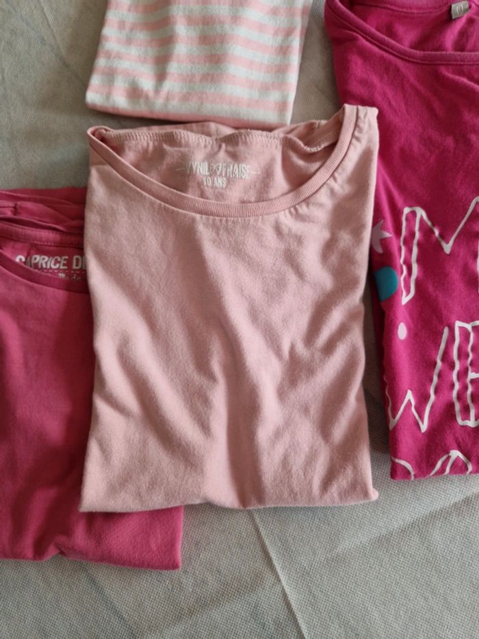 Lot t-shirts 10 ans - photo numéro 4