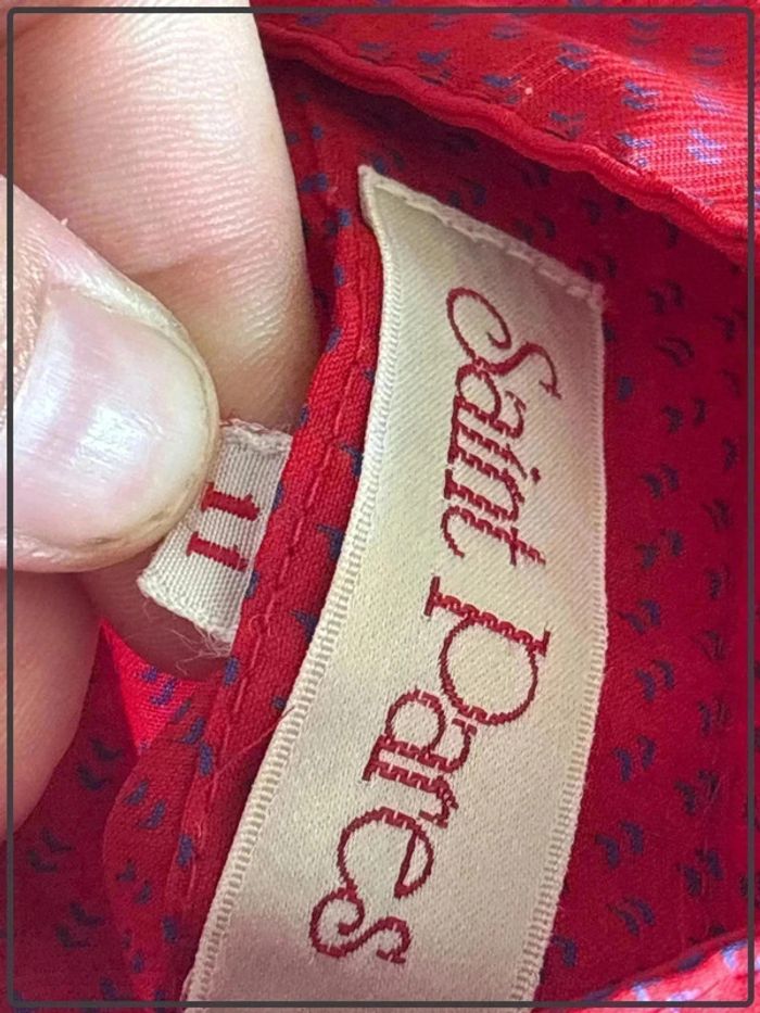Chemise taille 44 marque saint pares * - photo numéro 3