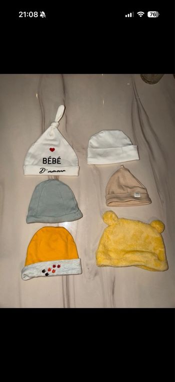 Bonnet bebe 