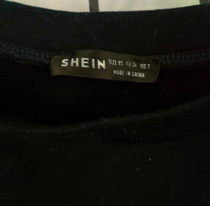 Sweat shein bleu nuit XS - photo numéro 2