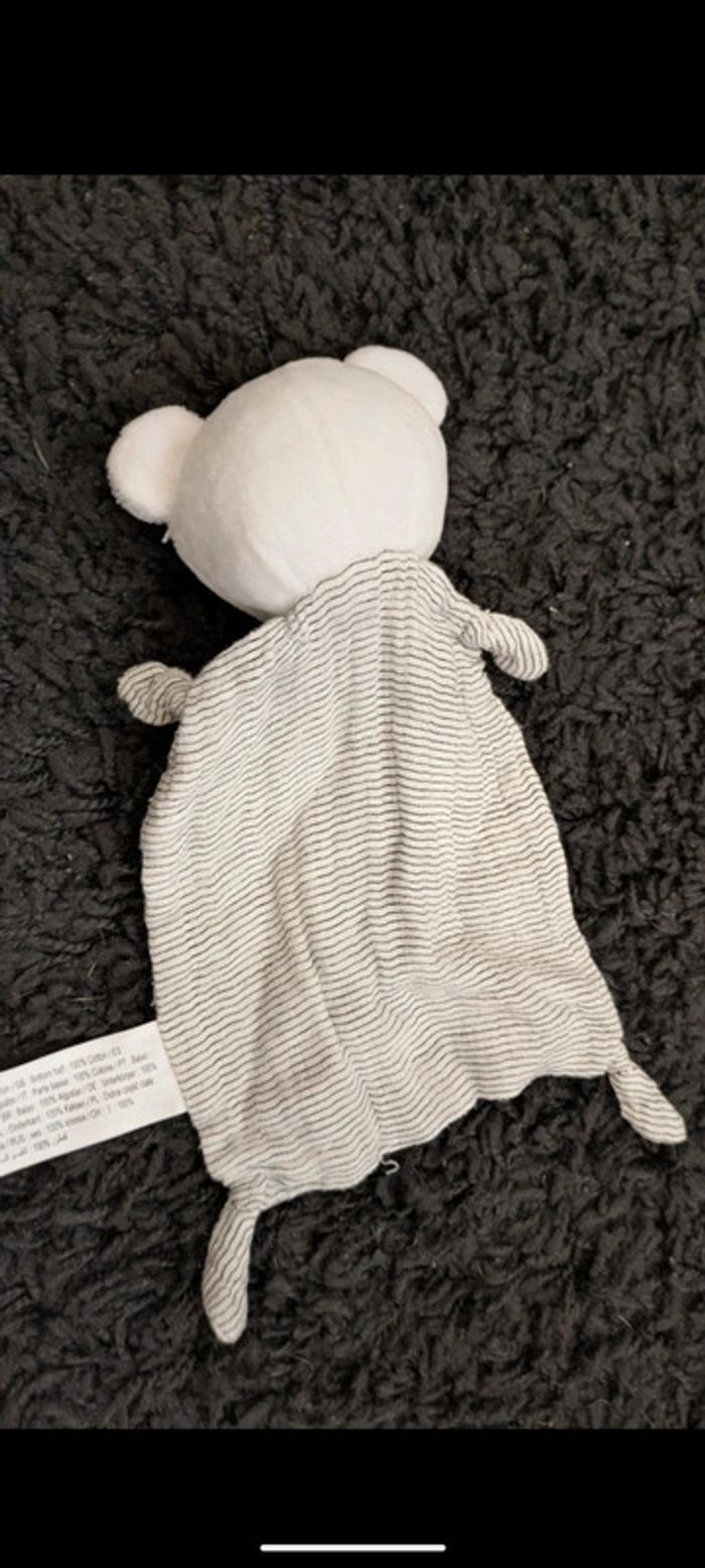 Doudou léger ours blanc - photo numéro 2