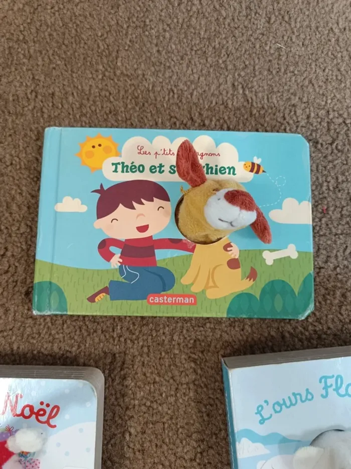 Lot 4 livres marionnettes doigts - photo numéro 2