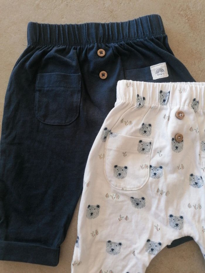 Lot de 2 sarouels bébé 3 mois la redoute - photo numéro 3
