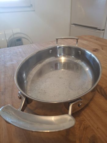 Plat à Gratin Ovale en inox Miramar® Cookware tout feux dont induction