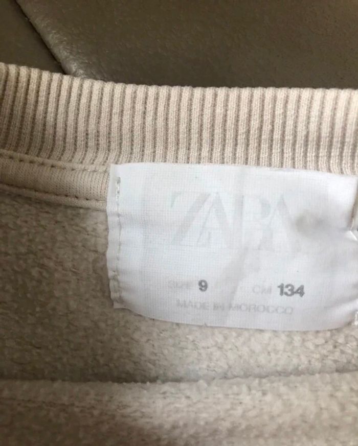 Pull beige fille Zara - photo numéro 7