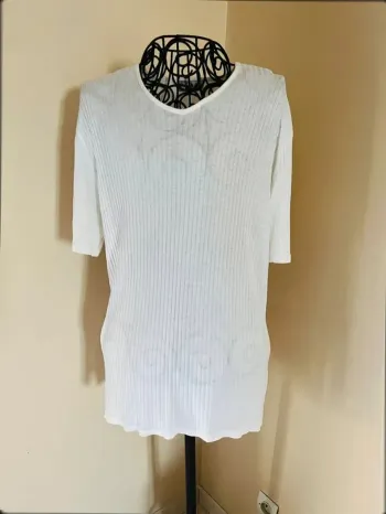 Tee-shirt blanc Taille 50 (44-60)vintage