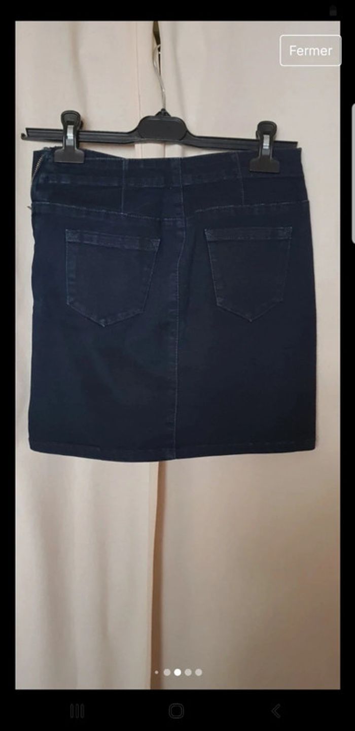 Mini-jupe jeans - photo numéro 4