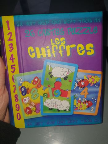26 cartes puzzle les chiffres