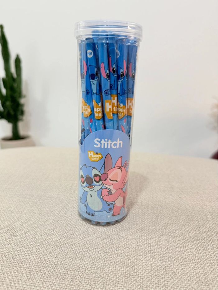 30 crayons à papier HB Lilo et Stitch