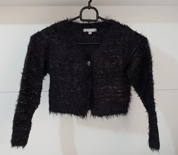 Gilet noir et argentés 8 ans