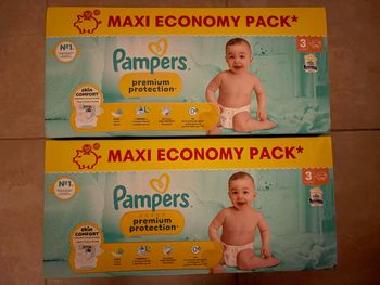 Couches Pampers Premium Protection Taille 3 Neuf