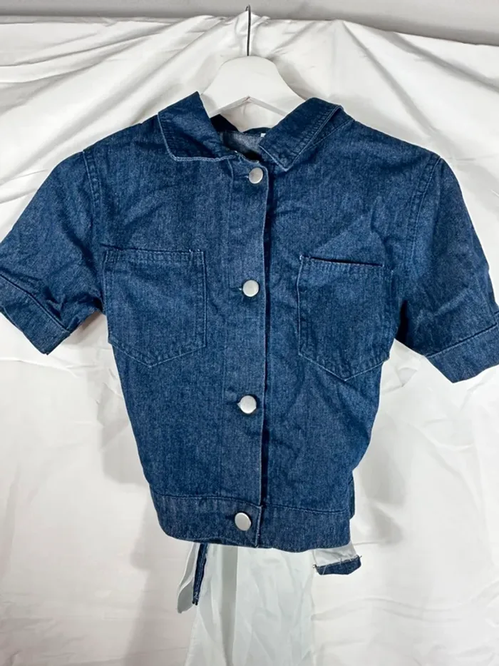 Top court en jean AliExpress