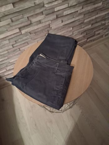 Pantalon femme bleu marine