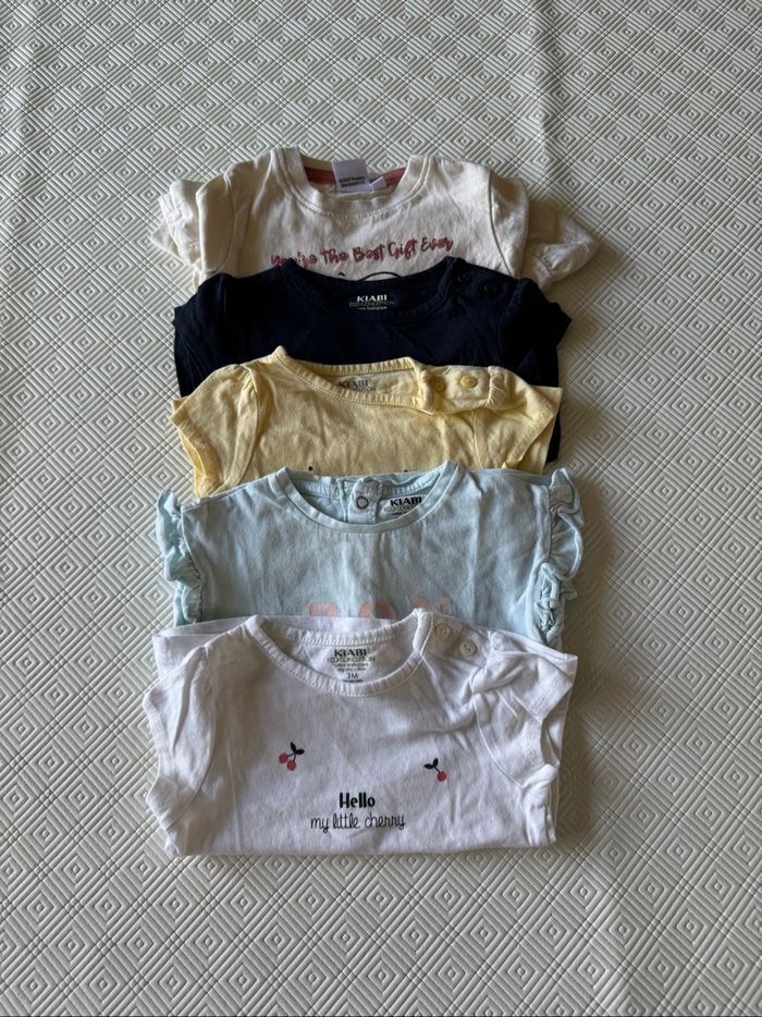 Lots tee-shirts bébé fille