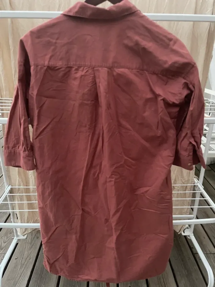Robe chemise Lin mélangé Uniqlo - photo numéro 3