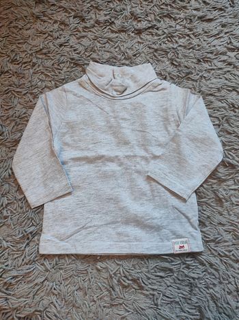 sous pull gris bébé