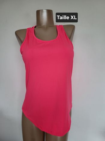 Débardeur rose decathlon neuf 