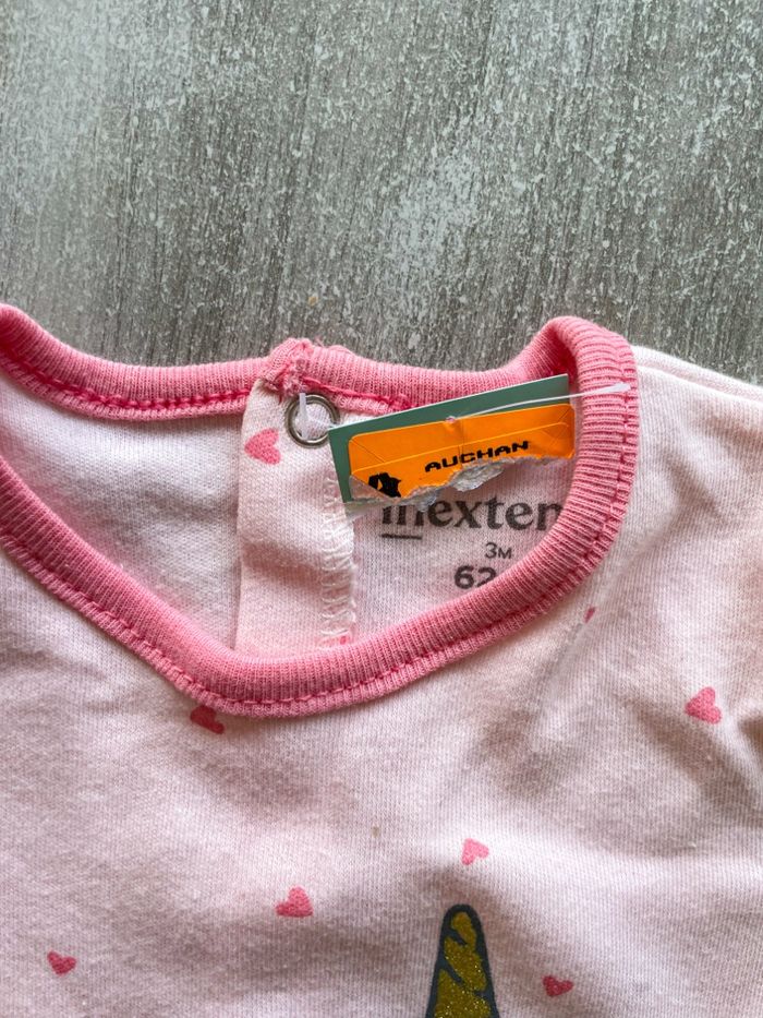 Pyjama Licorne In Extenso taille 3 mois - photo numéro 5