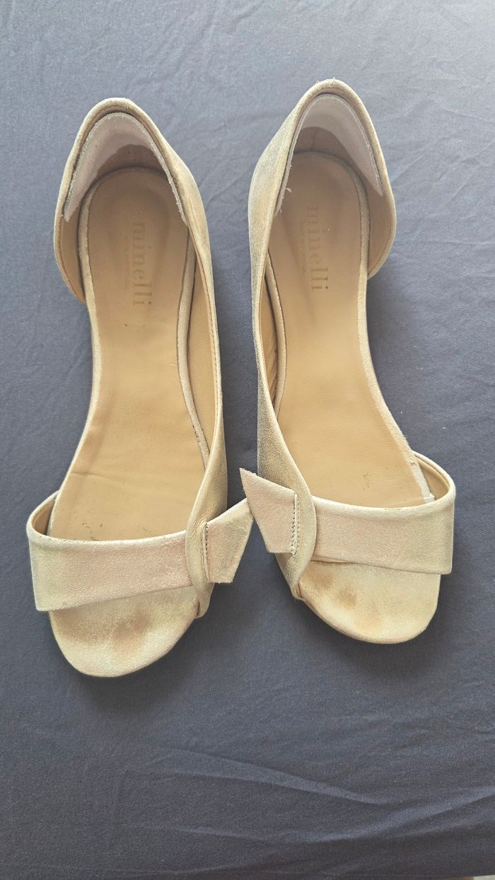 Ballerine dorée Minelli - photo numéro 2