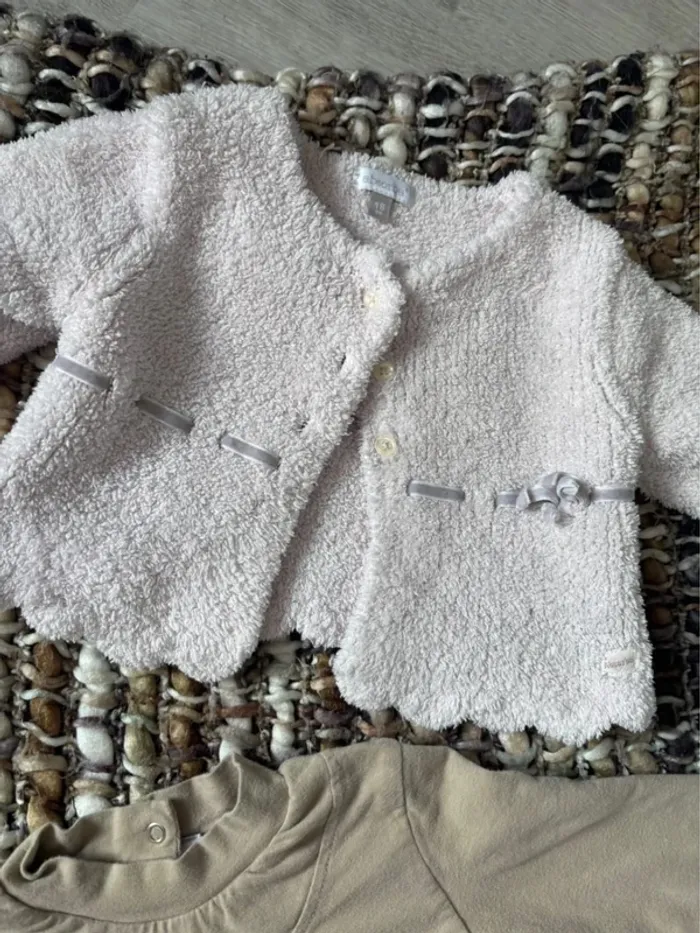 Robe et gilet fille Absorba 18 mois - photo numéro 2