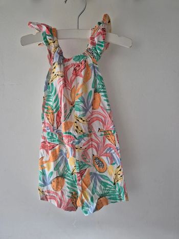 Combinaison short 6 mois fille