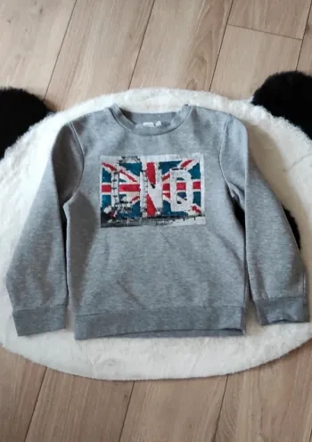 💙 Sweat à sequins réversibles  💙 Orchestra 💙 Taille : 8 ans / 128 cm 💙 État : Très bon état, 