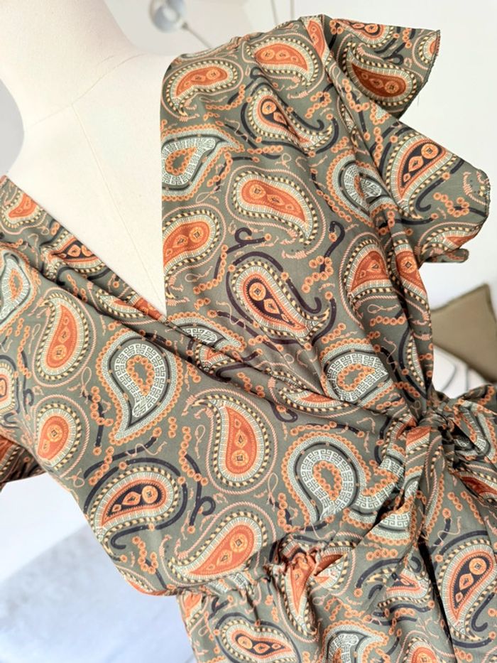 Robe kaki imprimée - photo numéro 5