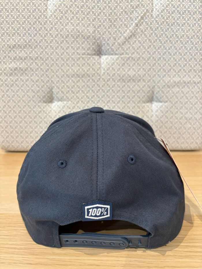 Casquette Bleue Unie "100%" - photo numéro 2