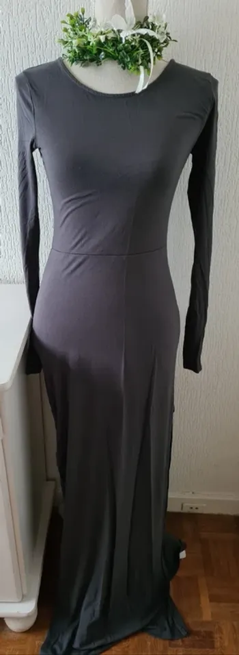 Robe longue grise Forever21 Taille S