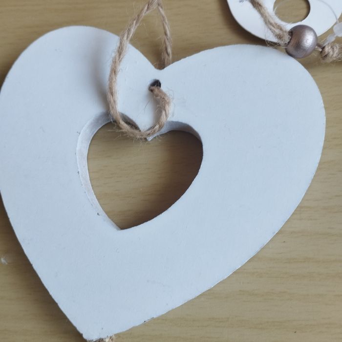 Guirlande de décoration en bois et ficelle Neuf - photo numéro 6