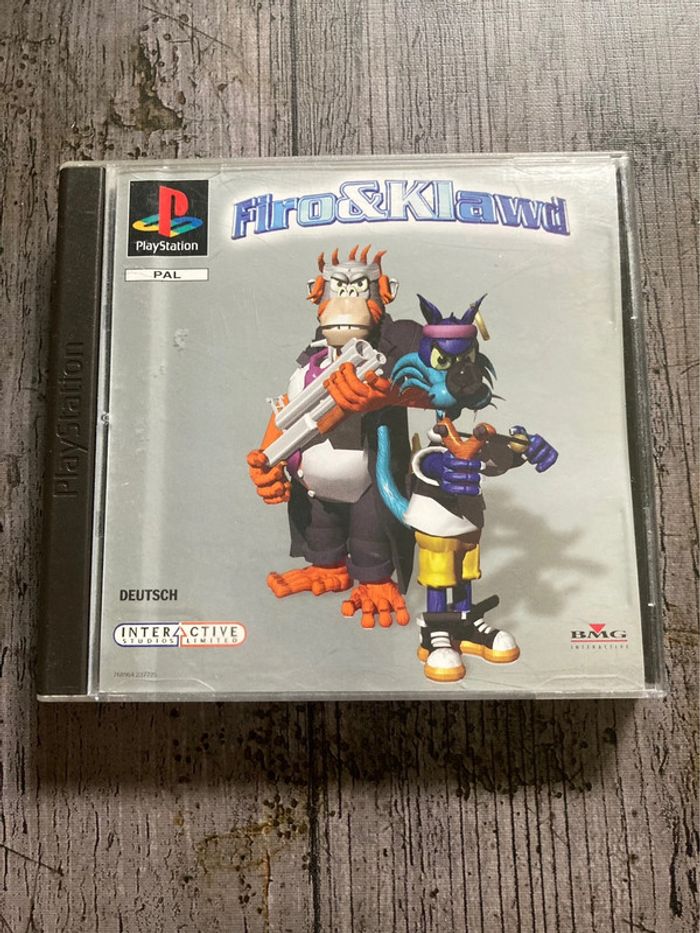 Firo & Klawd Jeu PS1 complet Allemand Sony