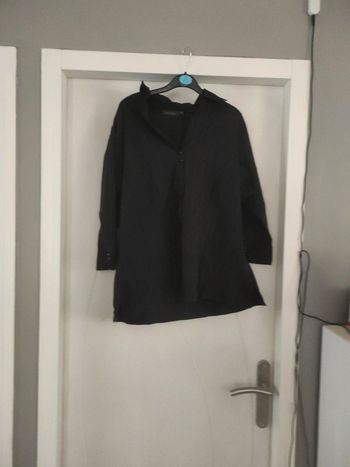 Chemise noir femme a rayures