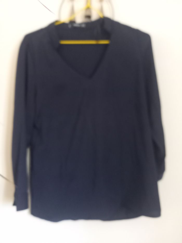 Chemisier tissu soyeux