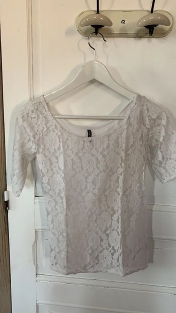 T-shirt dentelle naf naf