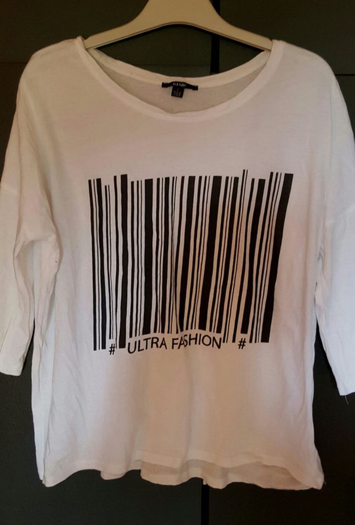 Tee-shirt code barre 😊