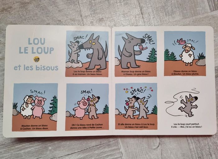 Livre cartonné lou le loup - photo numéro 2