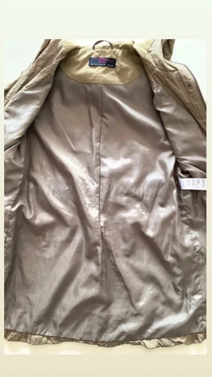 Veste trench kaki avec capuche de New Look – taille 34 / XS - photo numéro 3