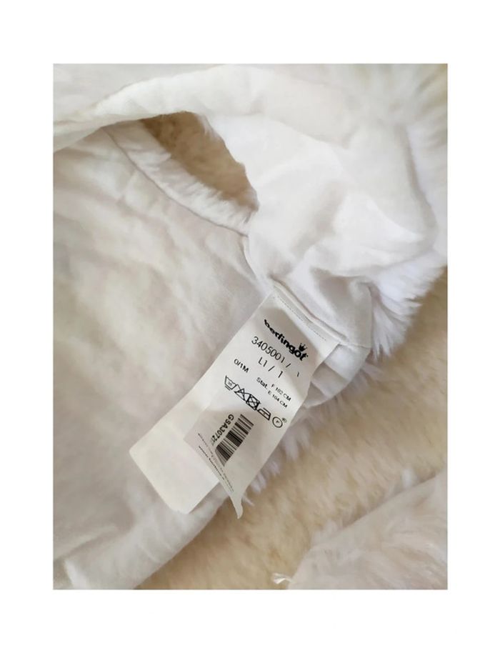 Ensemble hiver naissance bonnet + gilet sans manches + bottillons en fausse fourrure - photo numéro 3