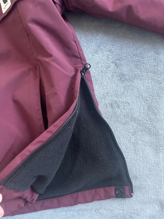 Carhartt Nimbus Pullover | Veste bordeaux Anorak Homme - photo numéro 5
