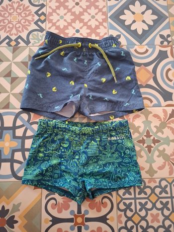 Short et slip de bain 12 mois