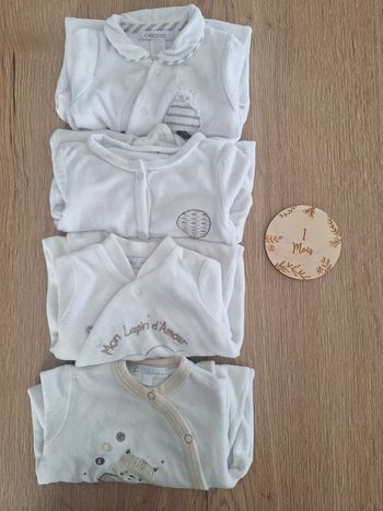 4 Pyjamas en velour